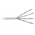 BAZAR- UTP kabel LYNX, Cat5E, drát, PVC, Dca, šedý, 305m - POŠKOZENÝ OBAL