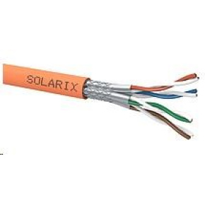 Instalační kabel Solarix SSTP, Cat7, drát, LSOHFR, cívka 500m SXKD-7-SSTP-LSOHFR-B2ca