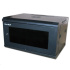 XtendLan 19" nástěnný rozvaděč 6U 600x450, nosnost 60 kg, skleněné kouřové dveře, svařovaný, černý