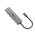Acer 5IN1 Type- C dongle,HDMI,USB3.0,USB-C,100W PD,Dark Silver