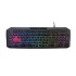 ACER Nitro Gaming Keyboard 100, Membrane Switch, 26 Anti-ghosting kláves, životnost 3 mil. stisků, 7 zón RGB podsvíc