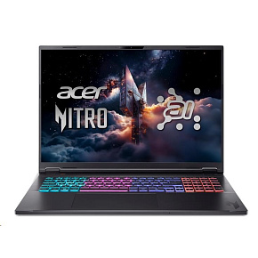 ACER NTB Nitro 18 AI (AN18-61-R39R),R AI 9 365,18"WQXGA,32GB,1TB SSD,RTX 5070 Ti,Linux,Black ACER NTB Nitro 18 AI (AN18-61-R39R),R AI 9 365,18"WQXGA,32GB,1TB SSD,RTX 5070 Ti,Linux,Black