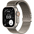 Apple Watch Ultra 3 GPS + Cellular 49mm Natural Titanium Case with Natural Titanium Milanese Loop - Small