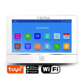 Veria LCD monitor videotelefonu  8277B-W (Wi-Fi) série 2-WIRE bílý