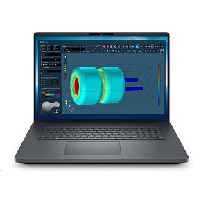 DELL NTB Pro Max Plus 18 MB18250/U7-265HX/32GB/1TSSD/18" QHD+/IR Cam/NVI RTX 3000/No AC Adapt/WLAN/Bck Kb/W11P/3Y PS NBD