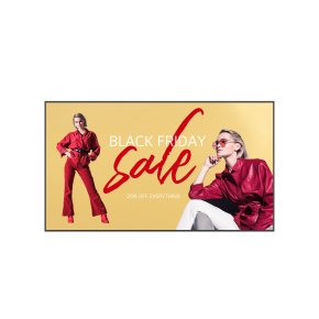 LG 110" signage 110UM5K-B UHD, 16/7, 500nit, 1%Haze, Landscape Only, webOS 6.0