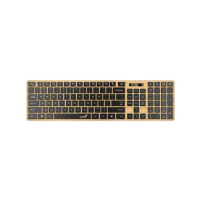 GENIUS Klávesnice Slimstar 7250BT, membránová, bezdrátová, béžová-černá