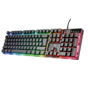 BAZAR - TRUST herní klávesnice GXT 835 Azor Illuminated Gaming Keyboard - Poškozený obal (Komplet)