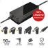 BAZAR - TRUST napájecí adaptér MAXO pro notebooky LENOVO 90W, vč. koncovek - Poškozený obal (Komplet)