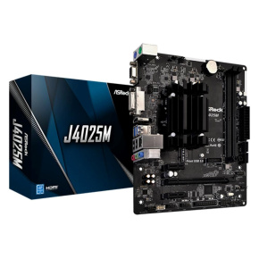 ASRock MB Intel procesor J4025M, 2xDDR4, HDMI, VGA, DVI-D, mATX