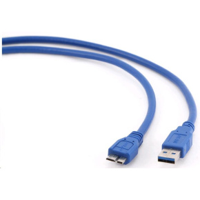 GEMBIRD Kabel USB 3.0 A-Micro B propojovací 1,8m (modrý)