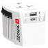 BAZAR - SKROSS cestovní adaptér MUV USB, USB A+C, univerzální pro 150 zemí - Poškozený obal (Komplet)