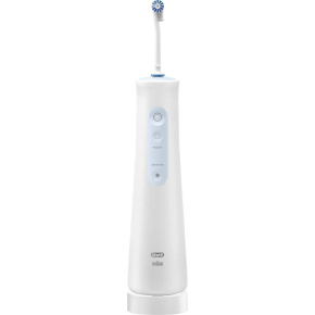 Oral-B Aquacare 4 ústní sprcha, 4 režimy, 2 intenzity, šetrná k rovnátkům, technologie Oxyjet, bezdrátový provoz