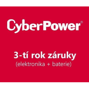 CyberPower 3-tí rok záruky pro OR1000ELCDRM1U, OR1000ERM1U