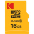 Kodak paměťová micro SD karta 16GB Class10 w/adapter Extra