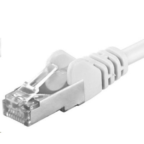 PREMIUMCORD Patch kabel CAT6a S-FTP, RJ45-RJ45, AWG 26/7 7m bílá