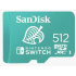 SanDisk MicroSDXC karta 512GB for Nintendo Switch (R:100/W:90 MB/s, UHS-I, V30,U3, C10, A1) licensed Product,Super Mario