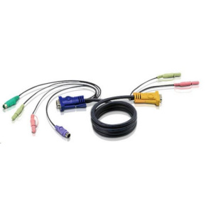 ATEN KVM sdružený kabel k CS-1732,1734, 1754, 1758, PS/2, 3m