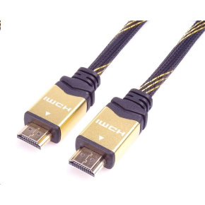 PREMIUMCORD Kabel HDMI 2.0 High Speed + Ethernet kabel HQ, zlacené konektory, 1,5m