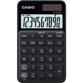 CASIO kalkulačka SL 310UC BK , Kapesní kalkulátor, krabička