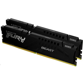 KINGSTON DIMM DDR5 64GB (Kit of 2) 5200MT/s CL40 FURY Beast Černá