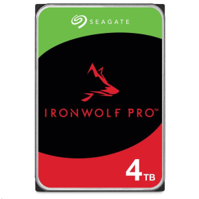 SEAGATE HDD 4TB IRONWOLF PRO (NAS), 3.5", SATAIII, 7200 RPM, Cache 256MB