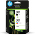 HP 301 Ink Cartridge Combo 2-Pack, N9J72AE (190 / 165 pages)