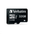 VERBATIM MicroSDHC karta 32GB Pro, U3 + adaptér