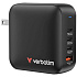 VERBATIM GaN Nabíječka Mini GaN 165W, 3xUSB-C, 1x USB-A, černá