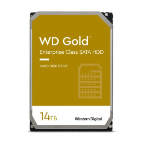 WD GOLD WD142KRYZ 14TB SATA/ 6Gb/s 512MB cache 7200 ot., CMR, Enterprise