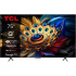 TCL 75C655 75" TV, 4K Ultra HD, QLED, Google TV, HDR, Bluetooth, WiFi, reproduktory ONKYO 2.1 se subwooferem