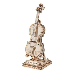 RoboTime dřevěné 3D puzzle Violoncello RoboTime dřevěné 3D puzzle Violoncello