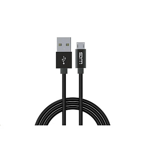 WG - Datový kabel Micro USB na USB-A, 1 metr, s prodlouženým konektorem, černá WG - Datový kabel Micro USB na USB-A, 1 metr, s prodlouženým konektorem, černá