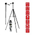 BAZAR - Braun stativ LW 168S (62-168cm, 1500 g, 3-směrná hlava, max.5kg, monopod) - POŠKOZENÝ OBAL