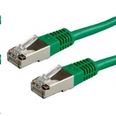 Patch kabel Cat6A, S-FTP - 1,5m, zelený