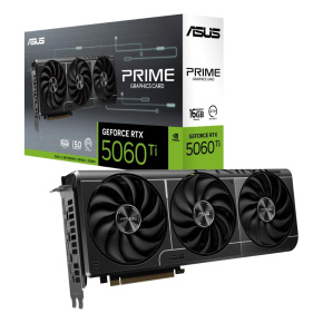 ASUS VGA NVIDIA GeForce RTX 5060 Ti PRIME 16G, 16GB GDDR7, 3xDP, 3xHDMI