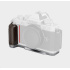 SmallRig 5707 L-Shaped Mount Plate with Wooden Handle for Nikon Z f Silver