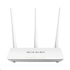 Tenda F303 (F3) Wireless-N Router 802.11b/g/n,300Mbps, 1xWAN, 3xLAN, 3xFix. Ant. 5dBi Tenda F303 (F3) Wireless-N Router 802.11b/g/n,300Mbps, 1xWAN, 3xLAN, 3xFix. Ant. 5dBi