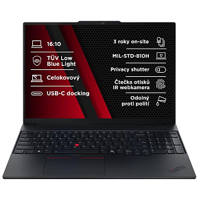 BAZAR - LENOVO NTB ThinkPad E16 AMD G3 - Ryzen7 250,16" WUXGA,16GB,512SSD,FHD+IRcam,W11P - Poškozený obal