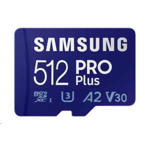 Samsung micro SDXC karta 512GB PRO Plus + SD adaptér