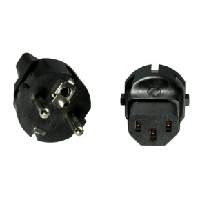 Adaptér CEE 7/7 na IEC C13 napětí 230V, 10A