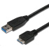 PREMIUMCORD Kabel USB 3.0 A - Micro B 3m, propojovací (M/M)