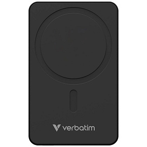 VERBATIM Powerbanka Charge 'n' Go Essentials, Magnetická, 10000 mAh, USB-C, Černá