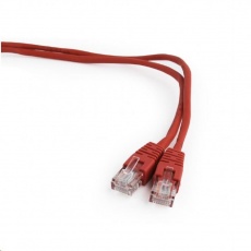 GEMBIRD kabel patchcord Cat5e UTP 0,25m, červený