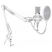 SPC Gear mikrofon SM950 Onyx White / drátový / streamovací / pop filtr / držák proti otřesům / USB / bílá