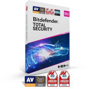 Bitdefender Total Security - 10 zařízení na 1 rok - elektronická licence do emailu
