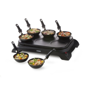 DOMO DO8710W Party lívanečník s wok pánvičkami