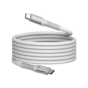 VERBATIM Kabel USB-C Sync & Charge, 100W, Magnetický, 120cm, šedá