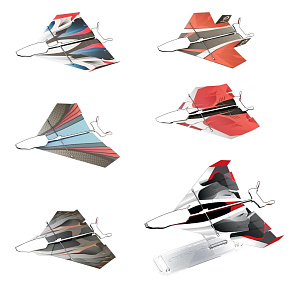 PowerUp Sada šablon a stojánku pro Airframe 2.0/4.0 PowerUp Sada šablon a stojánku pro Airframe 2.0/4.0