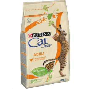 CAT CHOW Adult s kuretem a krutou 1,5kg